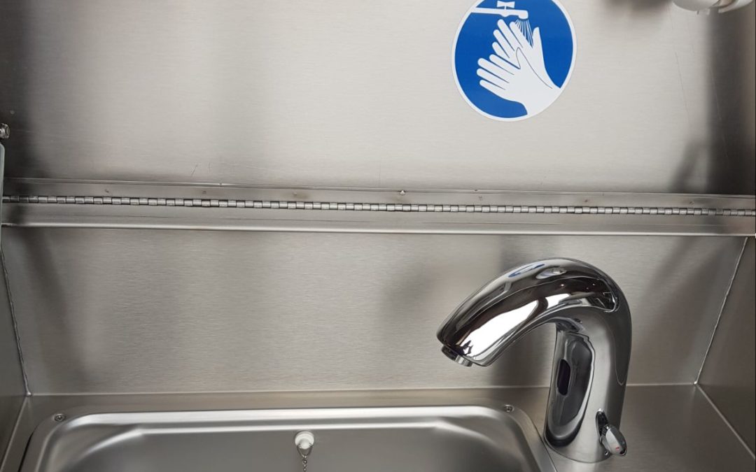 Mobile Hygienestation ermöglicht Hand-Hygiene in Zeiten von Corona