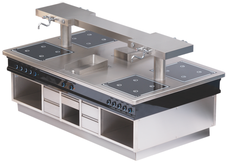 HAKA-Kochanlagen und Kochblöcke